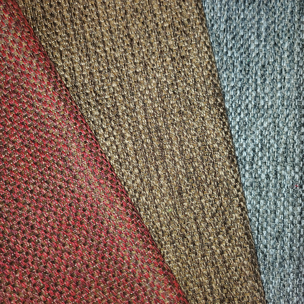 red tweed upholstery fabric