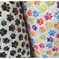 Colourful Paws Quilted Waterproof