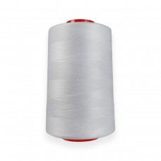 White Sewing Thread Cone - 5000 Yds - Bulk Box 10 Cones