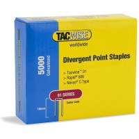 Tacwise 91/22mm Divergent Staples - 5000 Pack