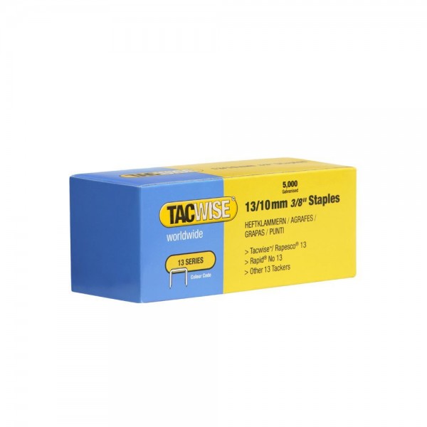 Tacwise 13/10mm Staples - 5000 Pack
