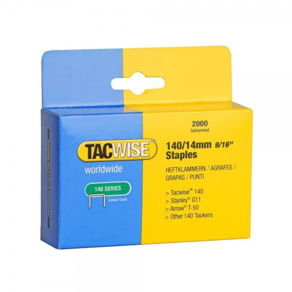 Tacwise 140/14mm Staples - 2000 Pack