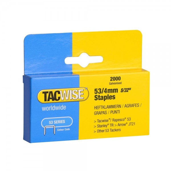 Tacwise 53/4mm Staples - 2000 Pack