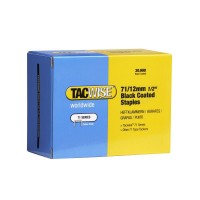 Tacwise 71 Staples 12mm Black 20,000 Pack