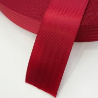 Dark Red Seat Belt Webbing - 48mm
