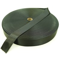 Olive Seat Belt Webbing - 48mm