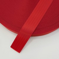 Red Car Seat Belt Webbing - 48mm