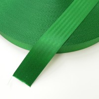 Green Car Seat Belt Webbing - 48mm