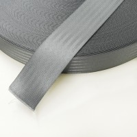 Silver Grey Seat Belt Webbing - 48mm
